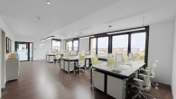 Helle Büroflächen im Zentrum - sofort frei! - Visualisierungsbeispiel Großraumbüro