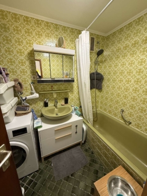 3,5 Zimmerwohnung mit Balkon und schöner Aussicht - Bad (6045)